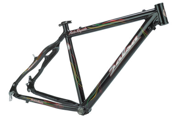 Salsa Moto Rapido frame black color side view