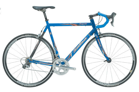 Salsa Campeon bike side view blue color