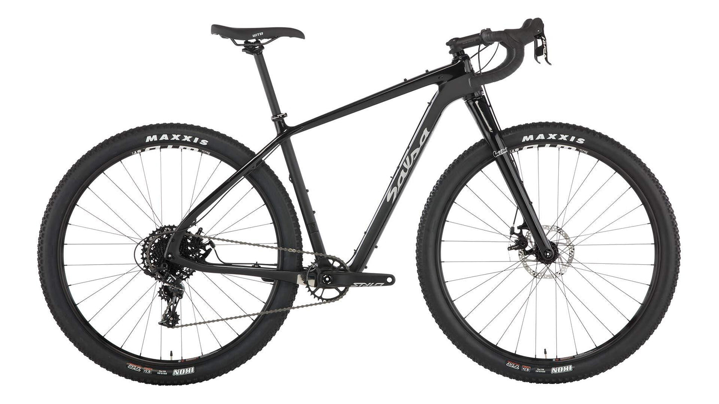 Salsa Cutthroat Apex 1 bike black color side view