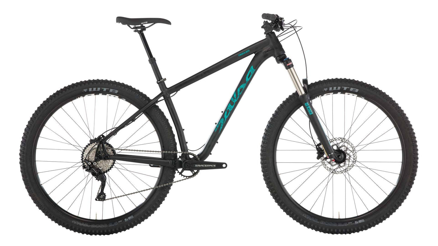 Salsa Timberjack Deore 29 bike black color side view