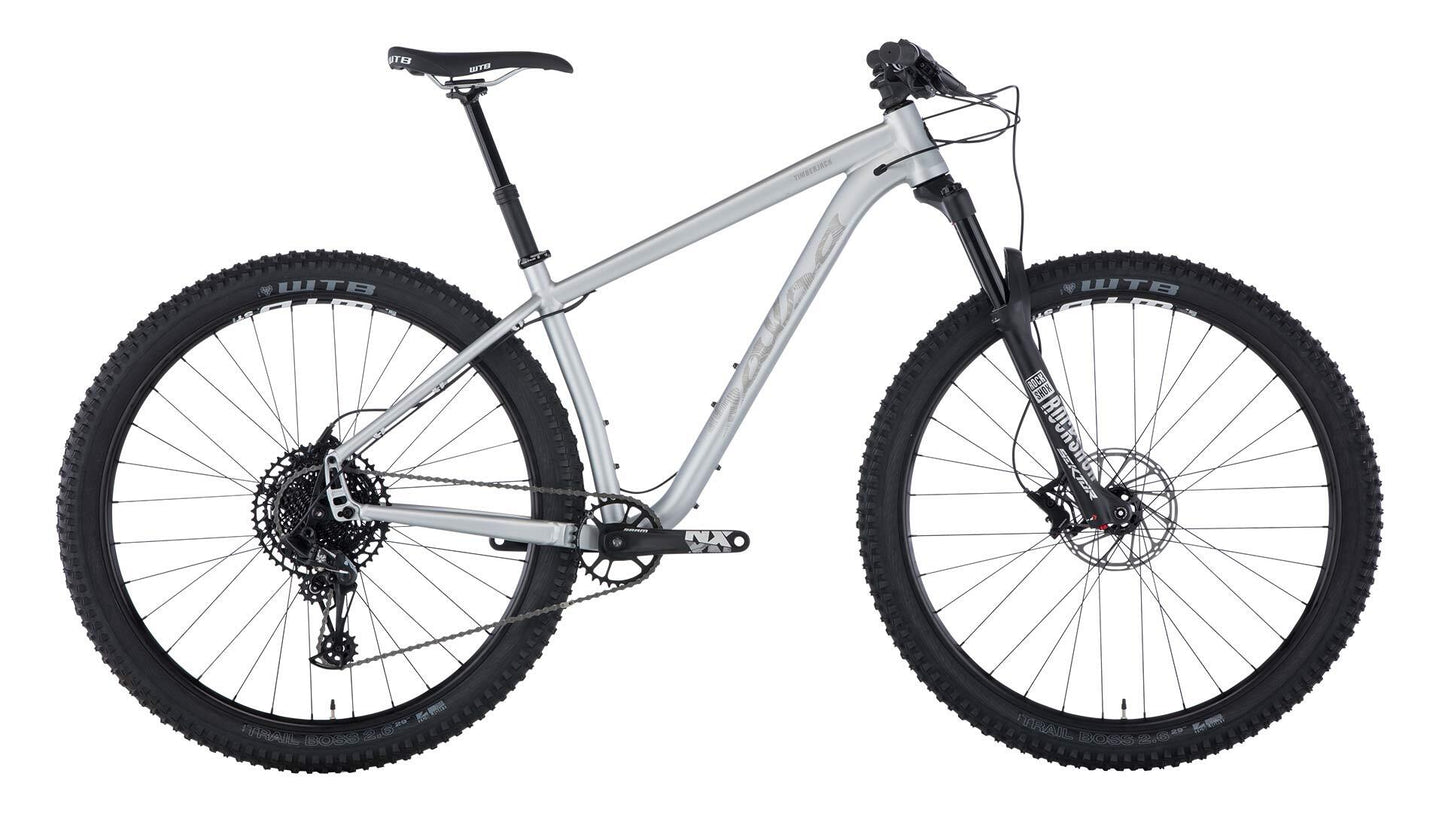 Salsa Timberjack NX Eagle 29 bike silver color side view
