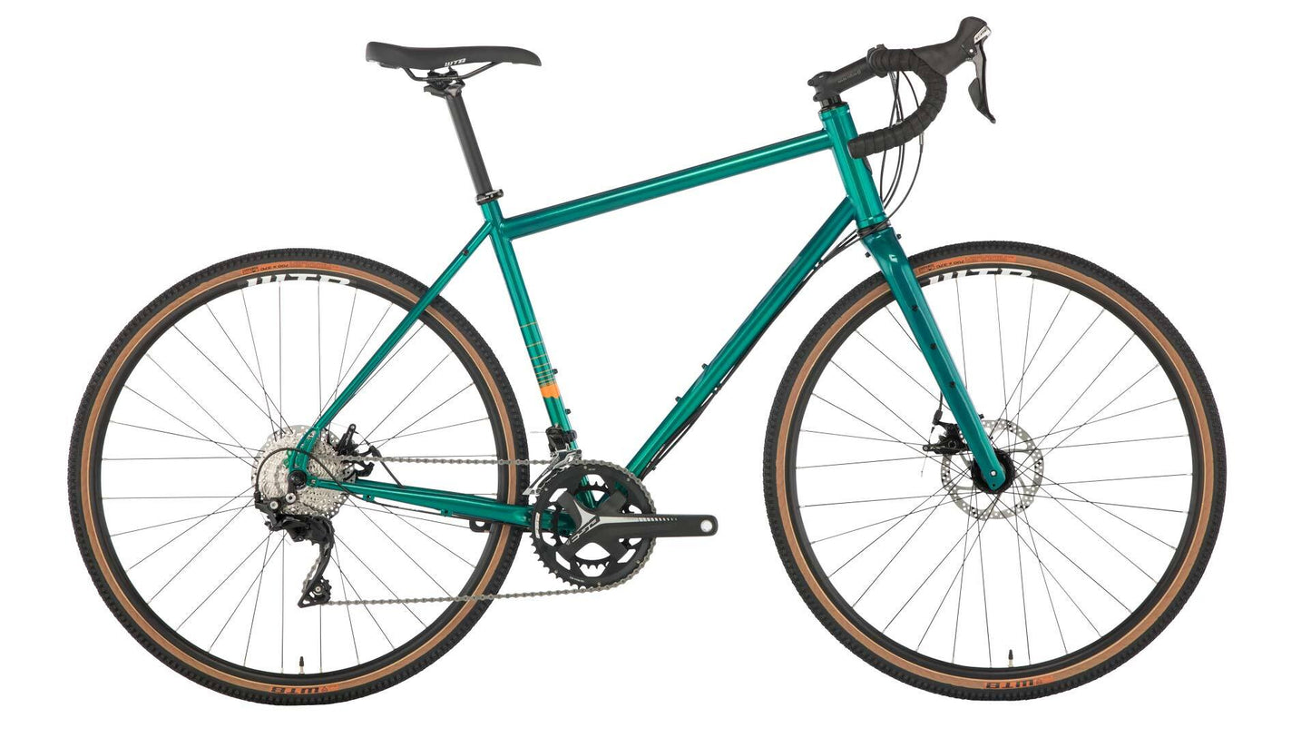 Salsa Vaya bike teal color side view