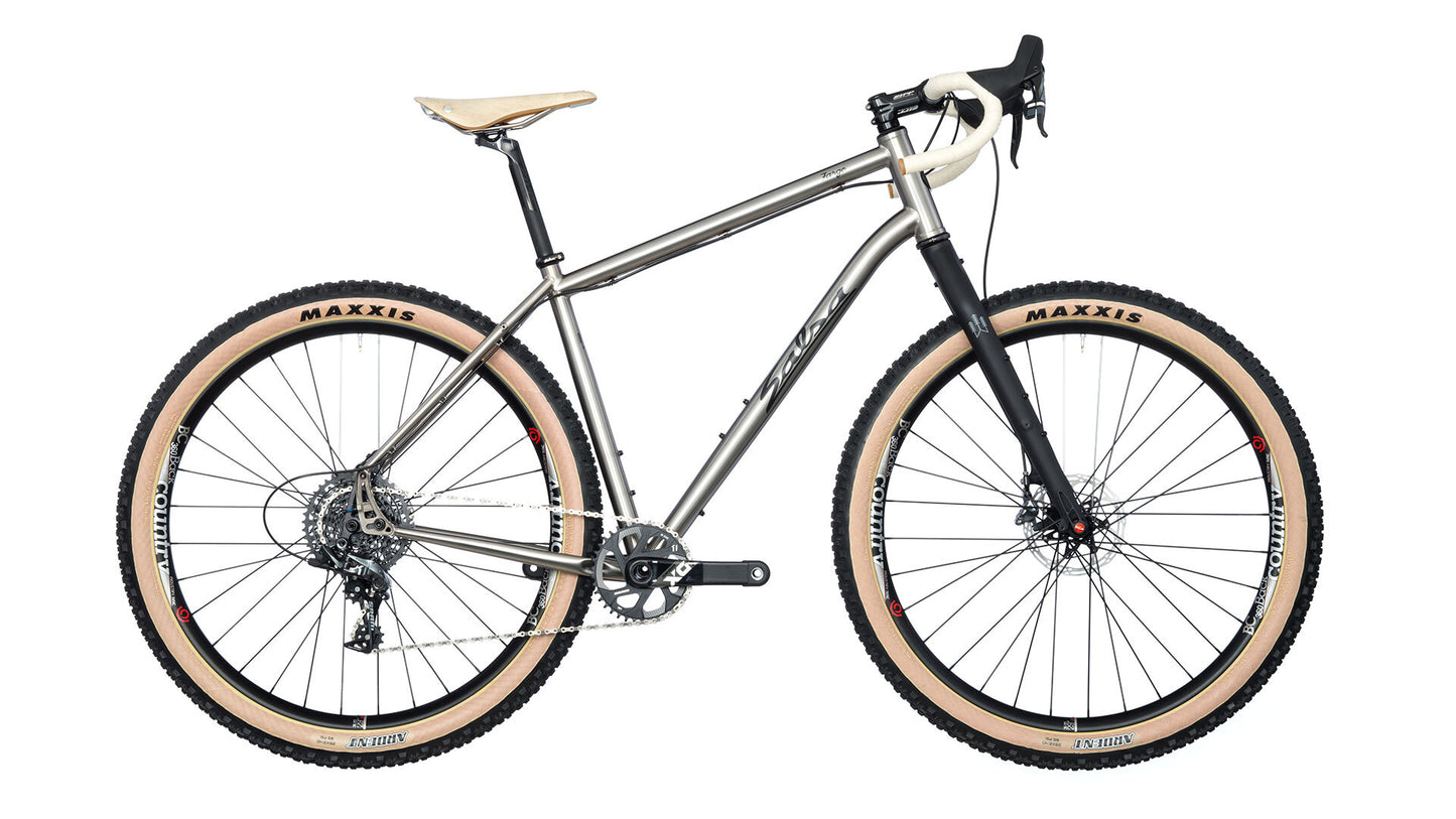 Fargo Ti custom bike build side view