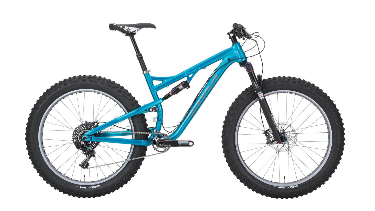 Salsa Bucksaw X01 bike blue color side view