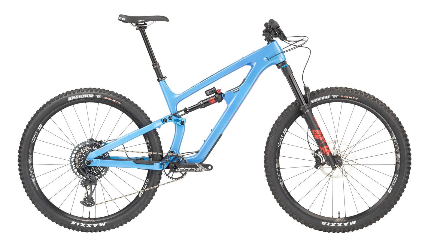 Salsa Blackthorn C GX Eagle bike blue color side view