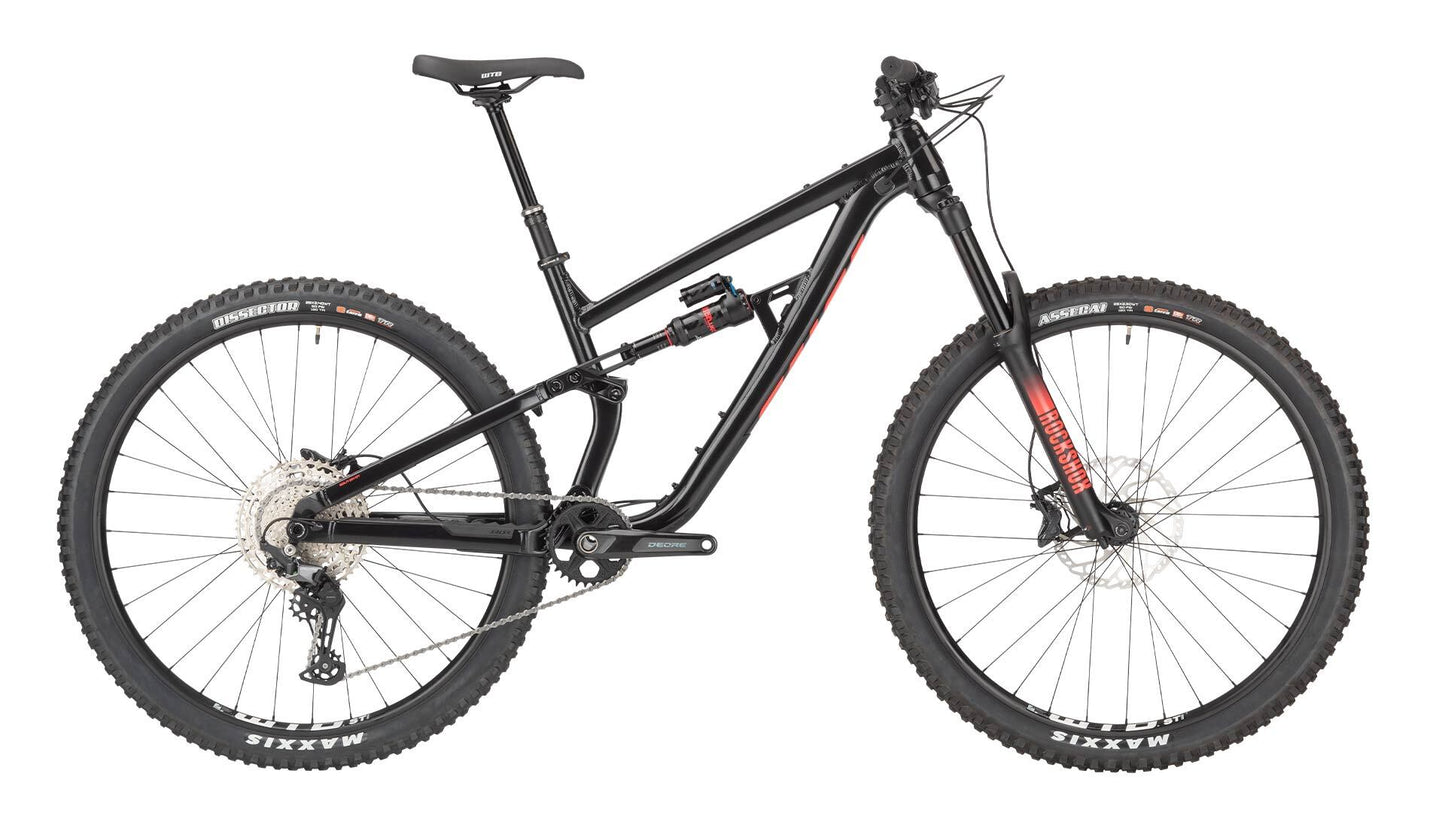 Salsa Blackthorn Deore 12 bike black color side view