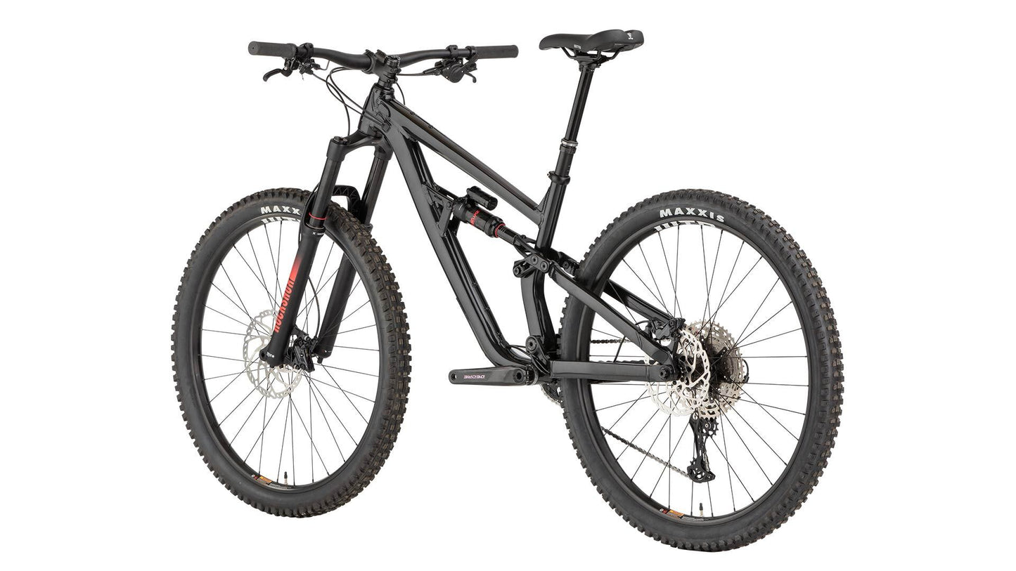 Salsa Blackthorn Deore 12 bike black color rear three-quarter view