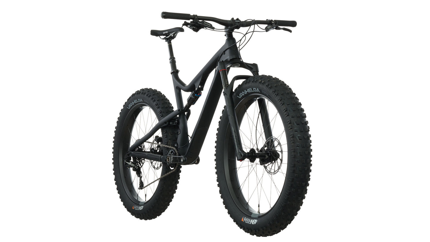 Salsa Bucksaw Carbon bike front three-quarter view