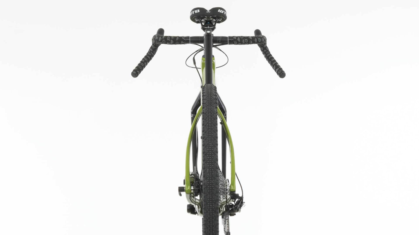 Salsa Cutthroat X9 bike green color back view view