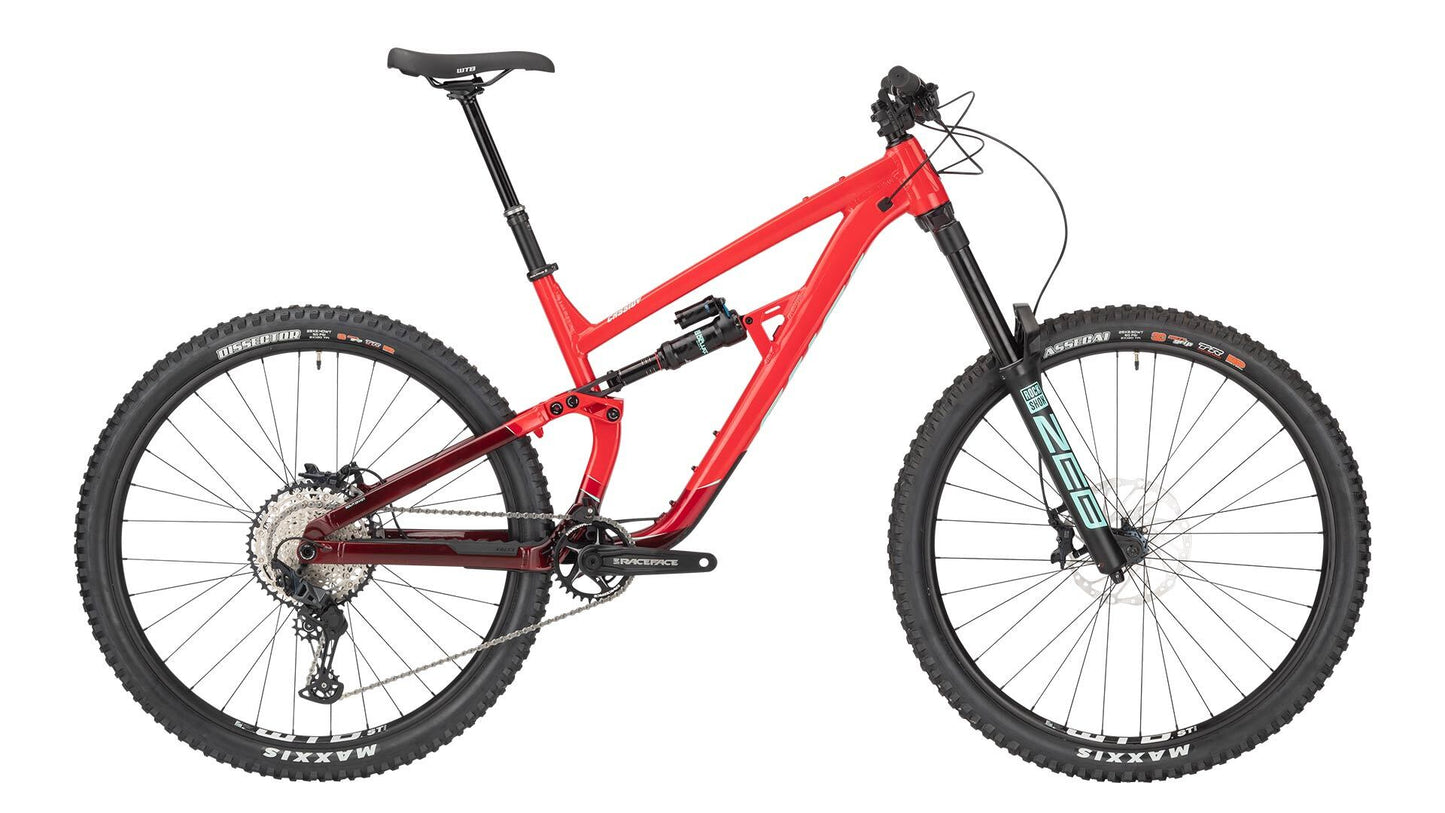 Salsa Cassidy SLX bike side view red color