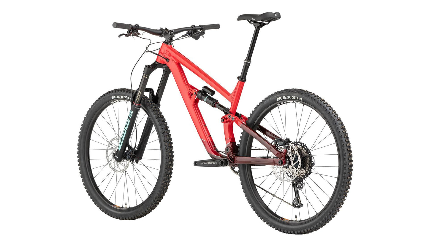 Salsa Cassidy SLX bike rear three-quarter view red color