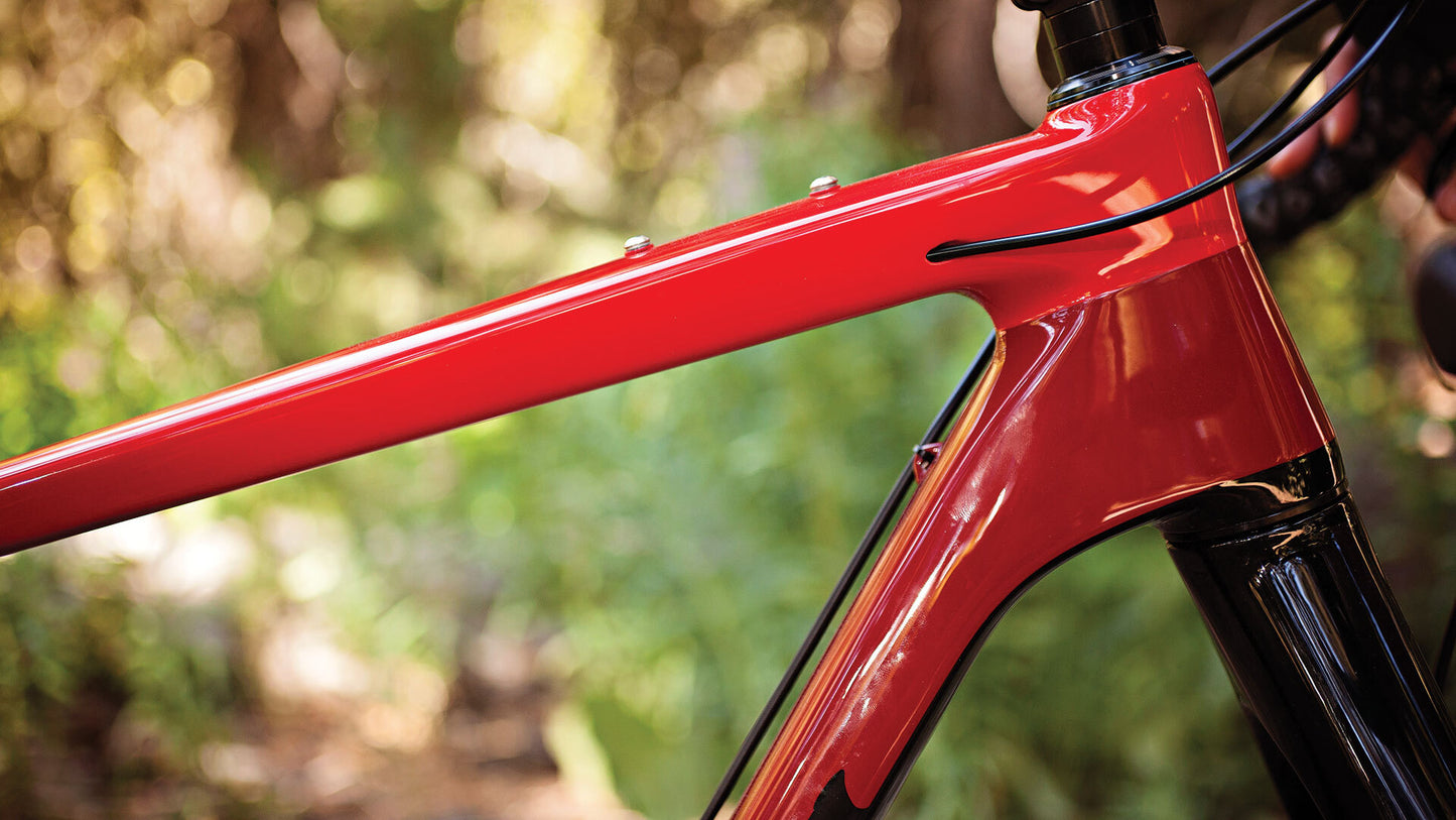 Salsa Cutthroat Carbon Rival 22 bike head tube area focus