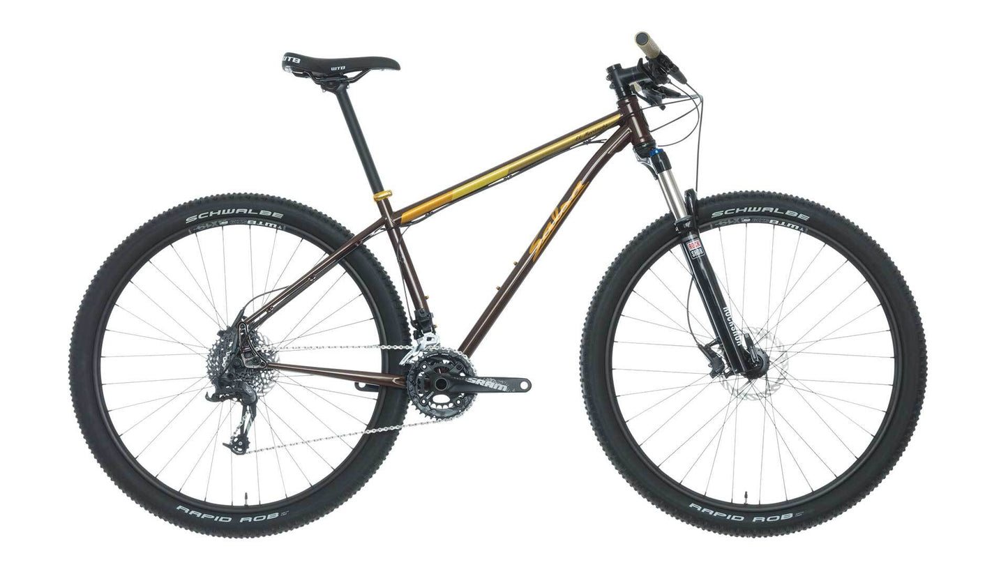 Salsa El Mariachi X7 bike brown color side view