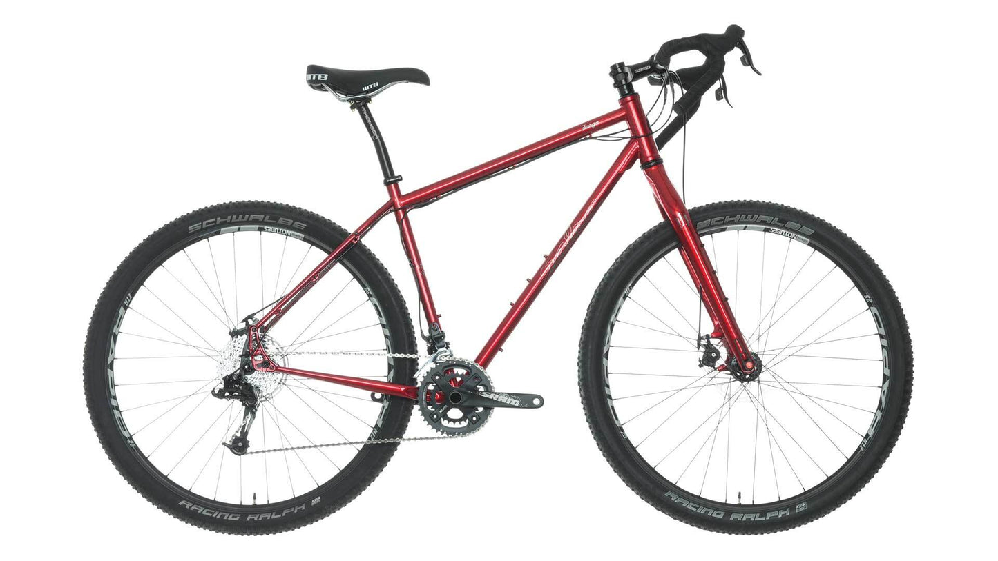 Salsa Fargo X9 bike red color side view