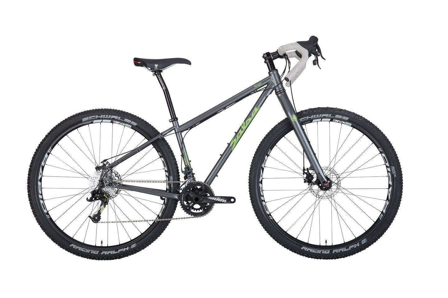 Salsa Fargo 2 bike gray color side view