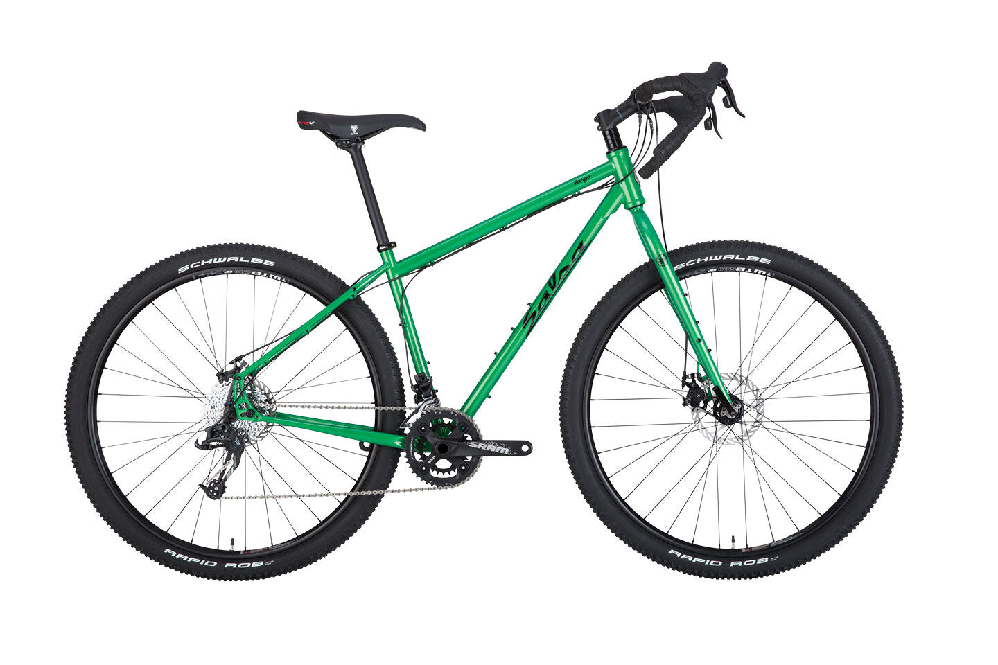 Salsa Fargo 3 bike green color side view