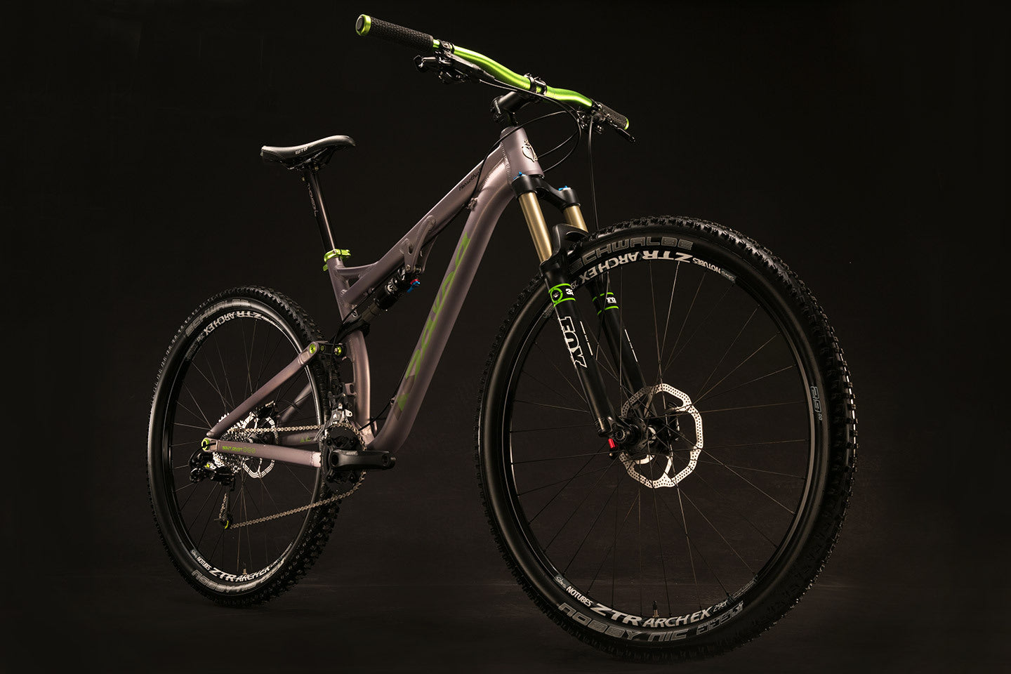 Salsa Horsethief 1 bike gray color front three-quarter view