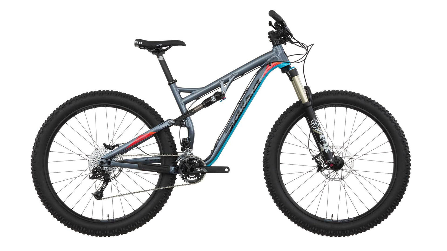 Salsa Pony Rustler GX1 bike blue color side view