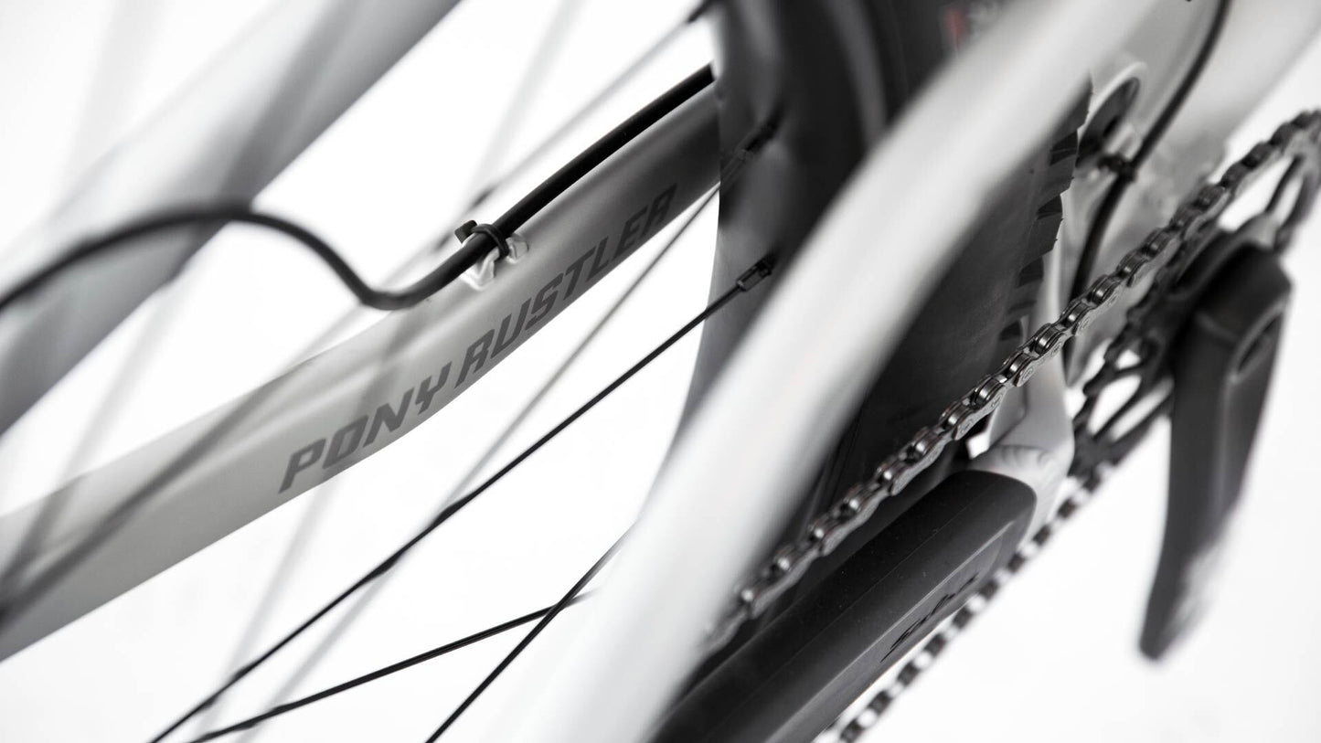 Salsa Pony Rustler bike silver color chainstay decal focus 'Pony Rustler'