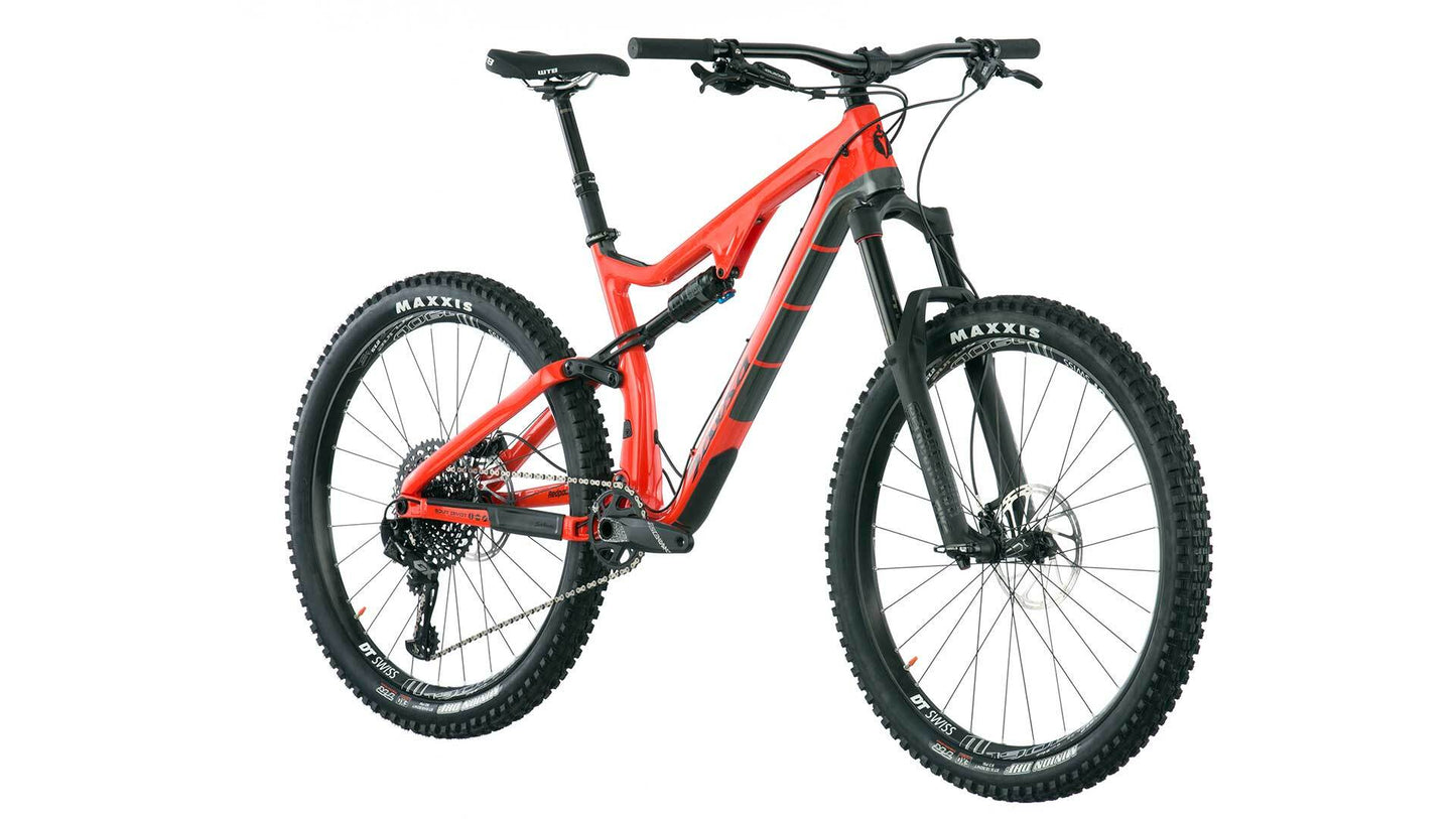 Salsa Redpoint Carbon GX Eagle bike red color front three-quarter view