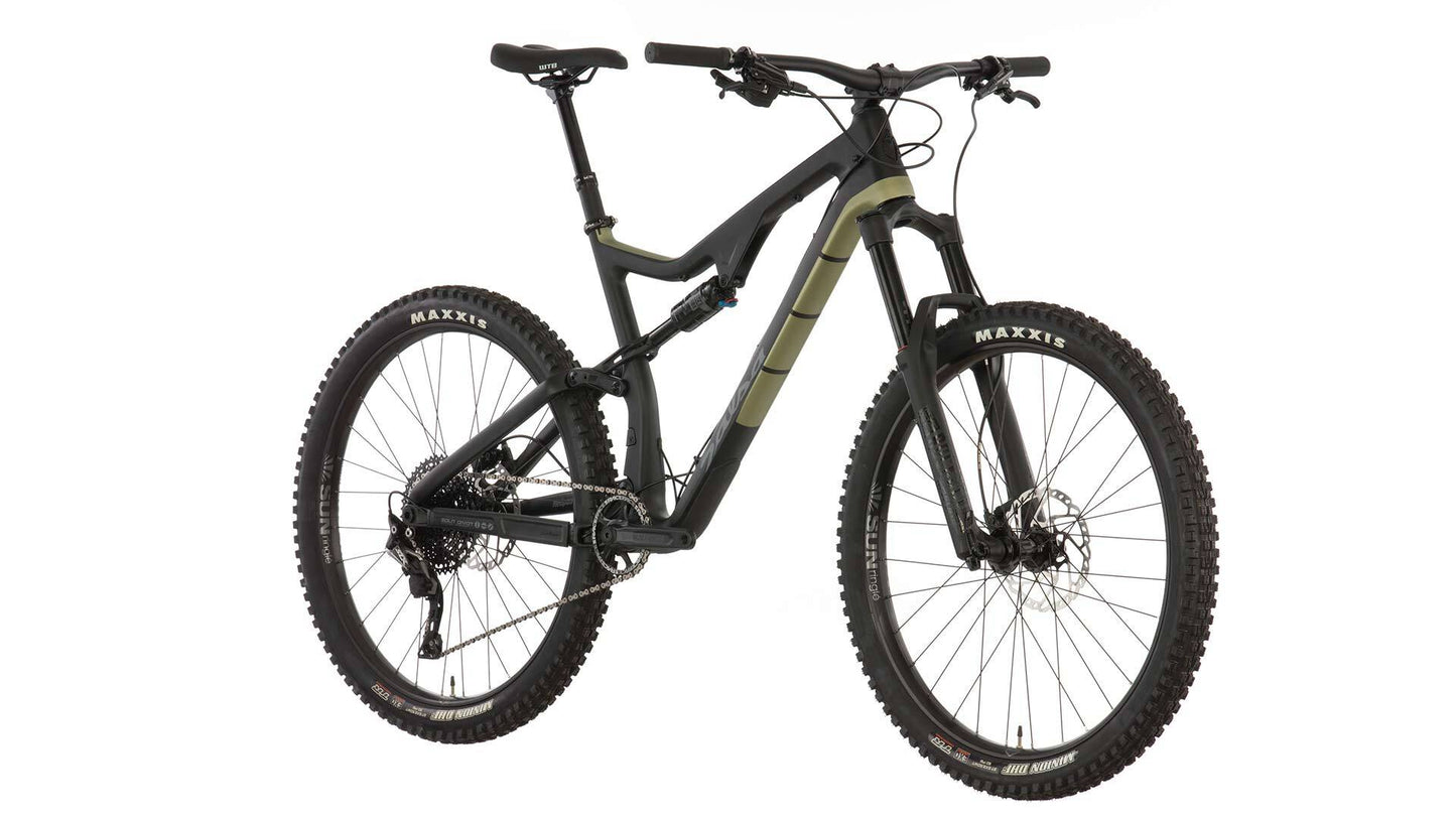 Salsa Redpoint Carbon SLX bike carbon and gold color front three-quarter view