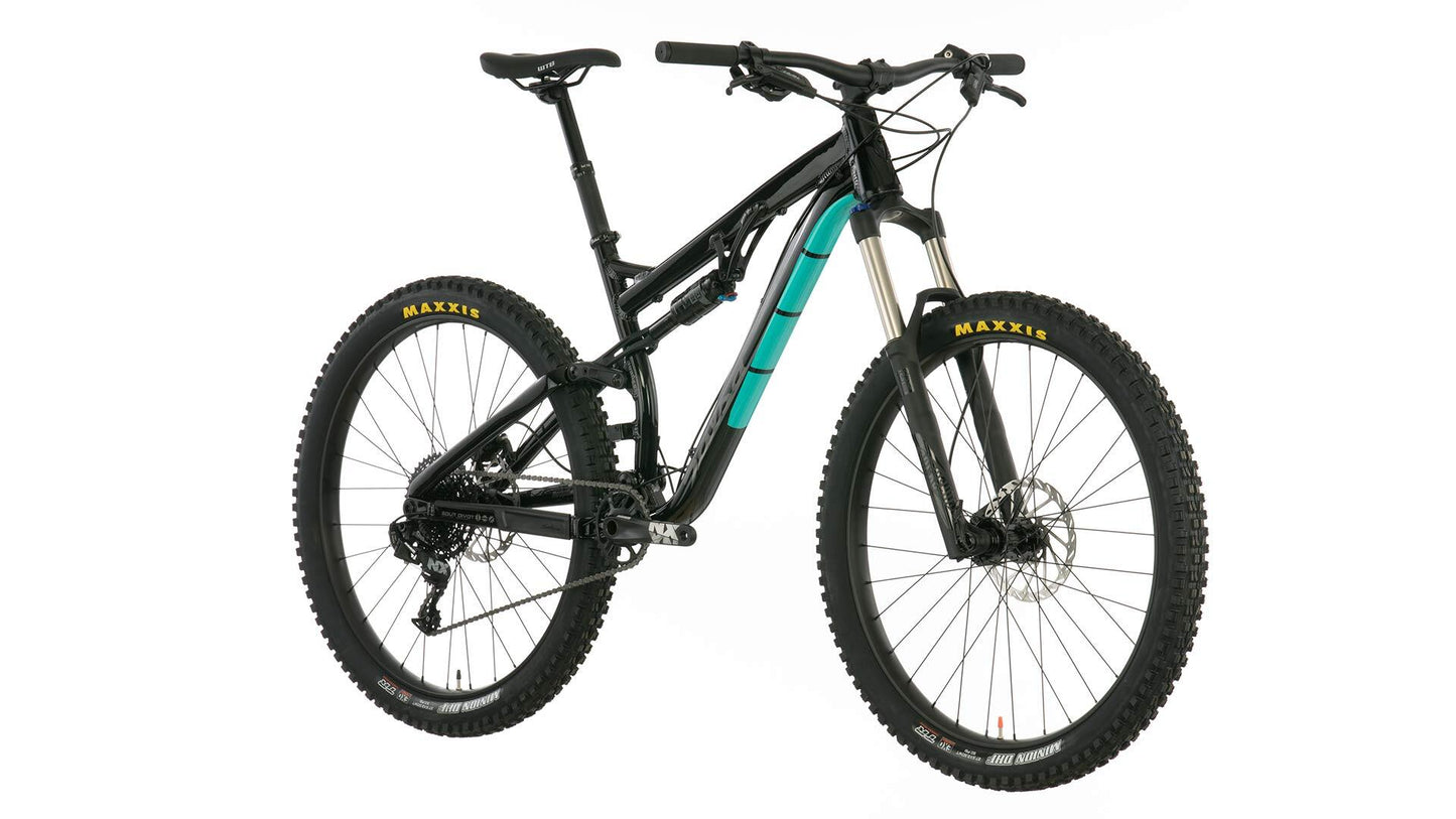 Salsa Redpoint NX1 bike black color front three-quarter view