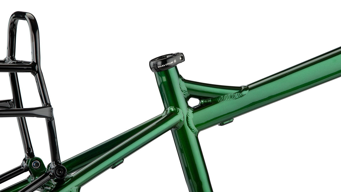 Salsa 2020 Blackborow Frameset seat tube area focus