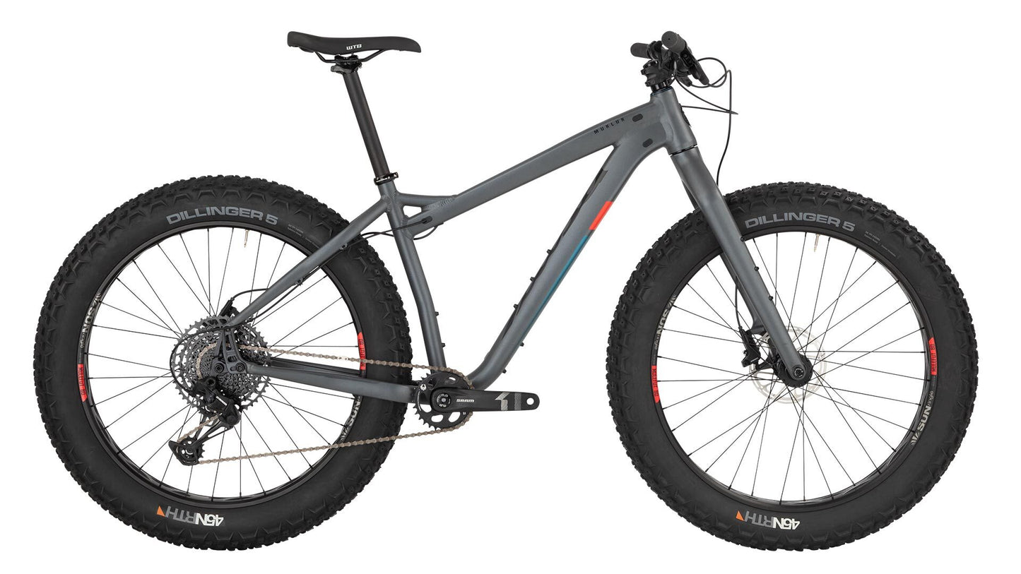 Salsa Mukluk SX Eagle bike gray color side view