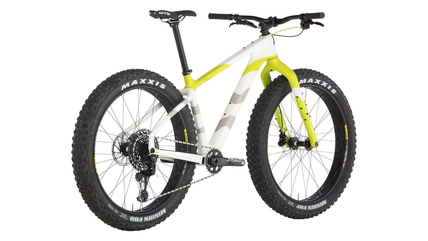 Salsa Beargrease Carbon GX Eagle bike rear three-quarter view