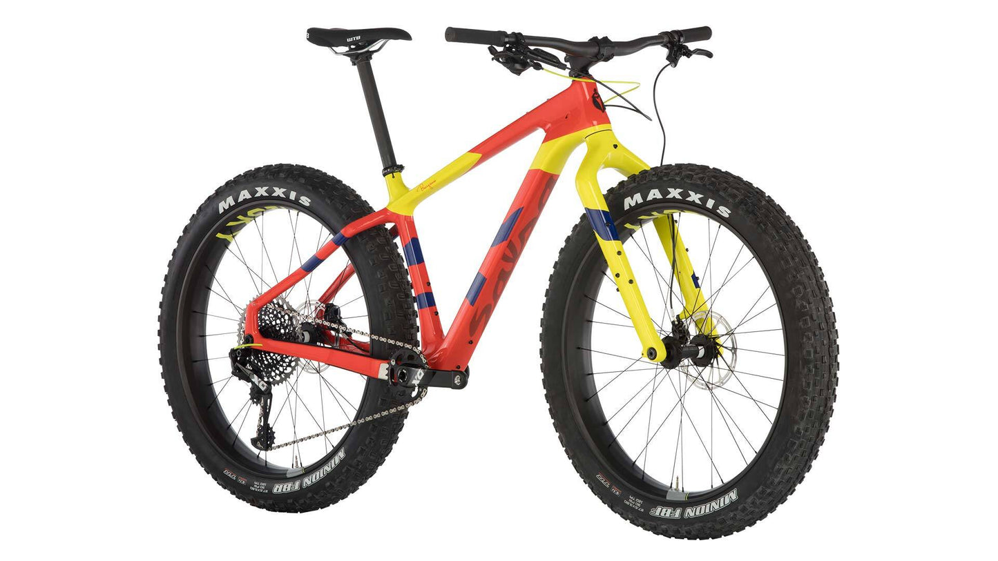 Salsa Beargrease Carbon XO1 Eagle bike front three-quarter view