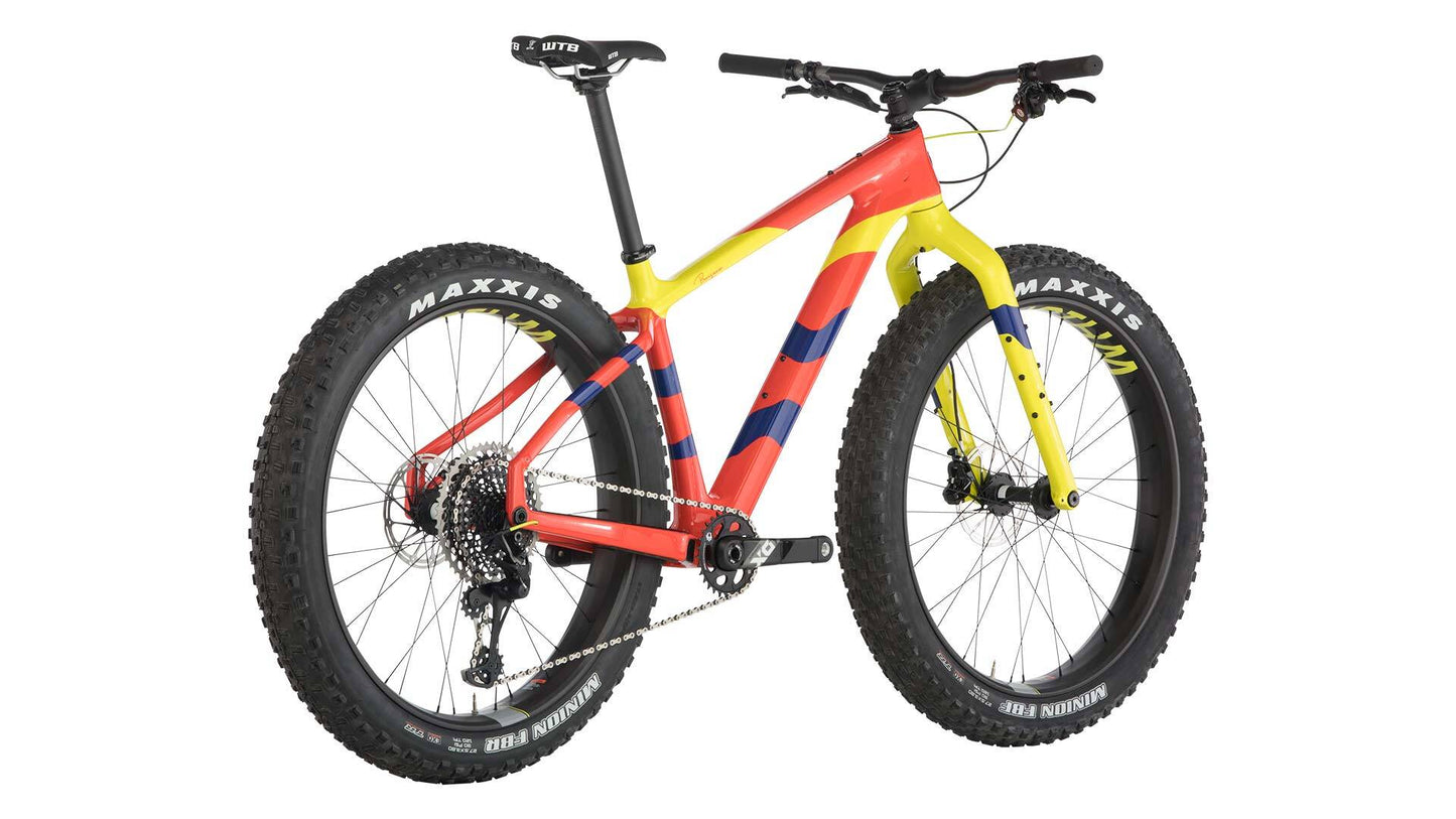 Salsa Beargrease Carbon XO1 Eagle bike rear three-quarter view