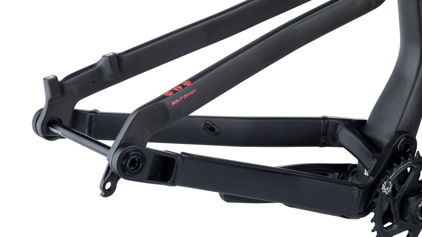 Salsa Horsethief Carbon Frame gray color rear dropout area focus