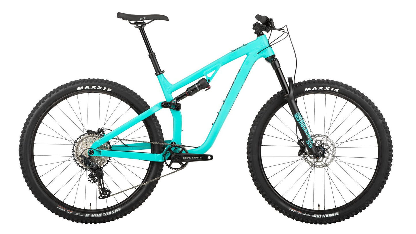 Salsa Horsethief SLX bike teal color side view