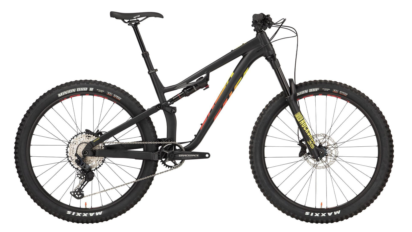 Salsa Rustler SLX bike black color side view