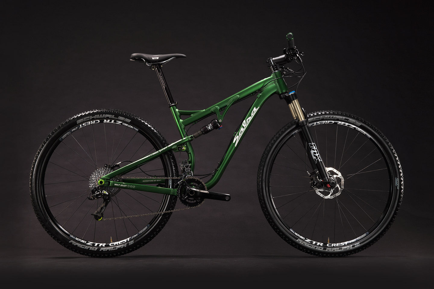 Salsa Spearfish 1 bike green color side view