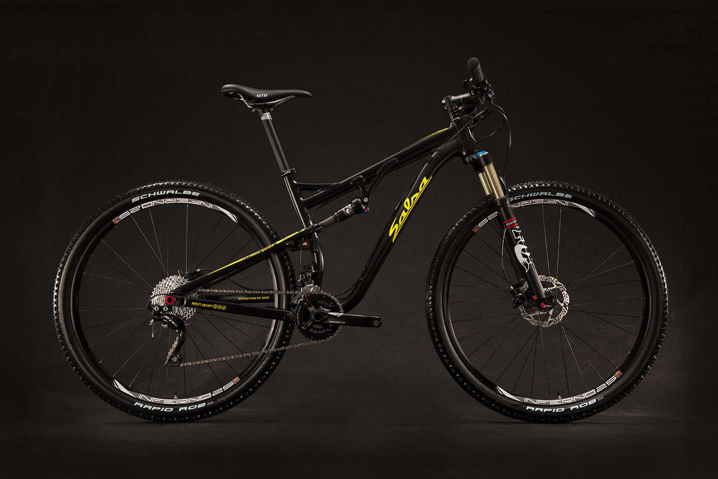 Salsa Spearfish 3 bike black color side view