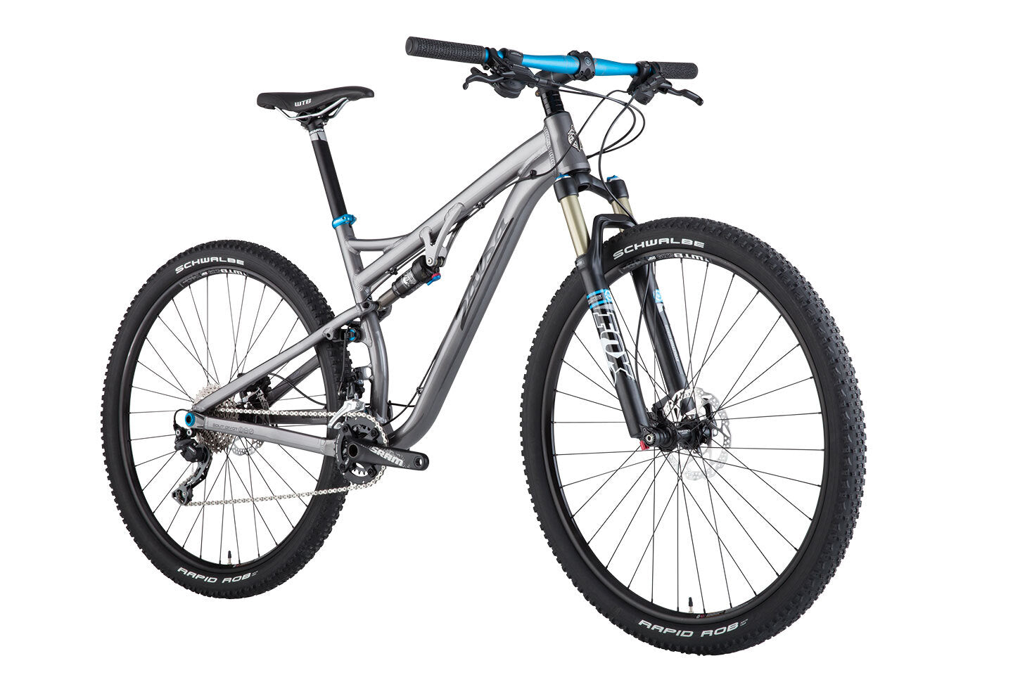 Salsa Spearfish 3 bike gray color front three-quarter view
