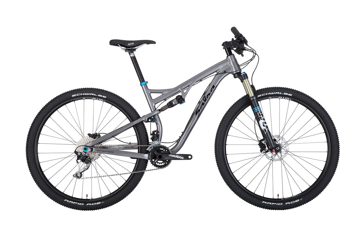 Salsa Spearfish 3 bike gray color side view