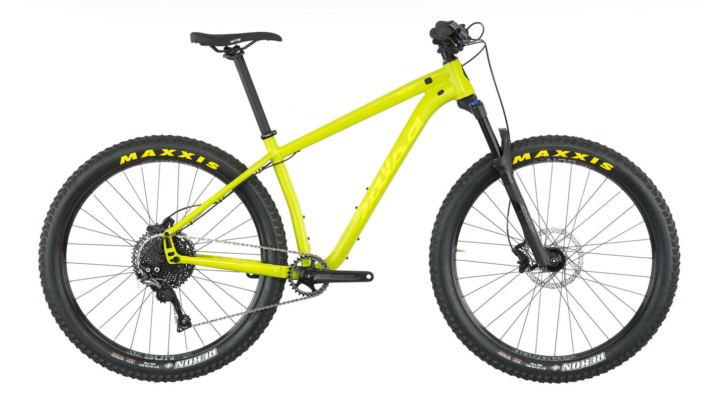Salsa Timberjack SLX 27.5 bike yellow color side view