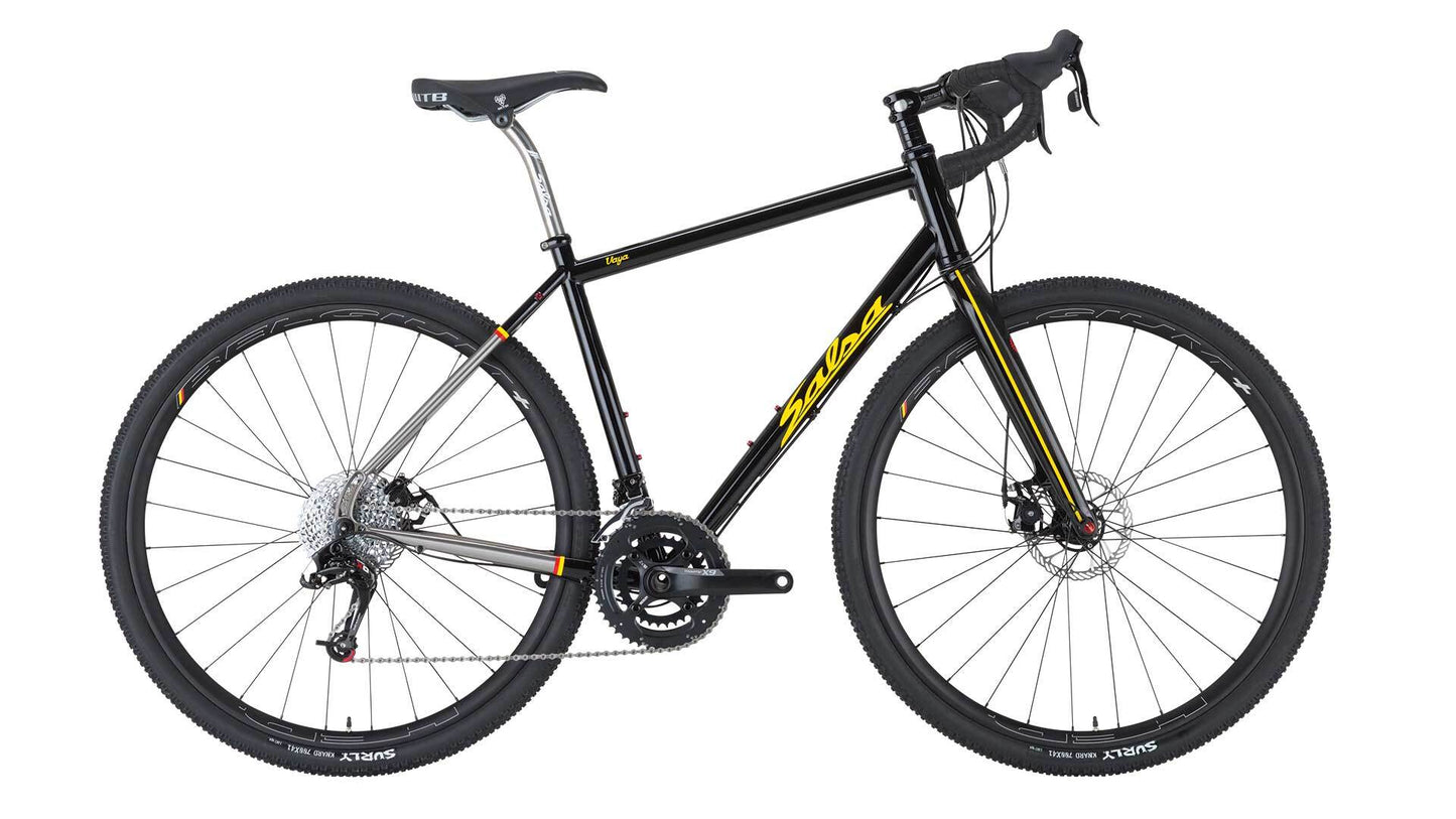 Salsa Vaya Ti bike black color side view