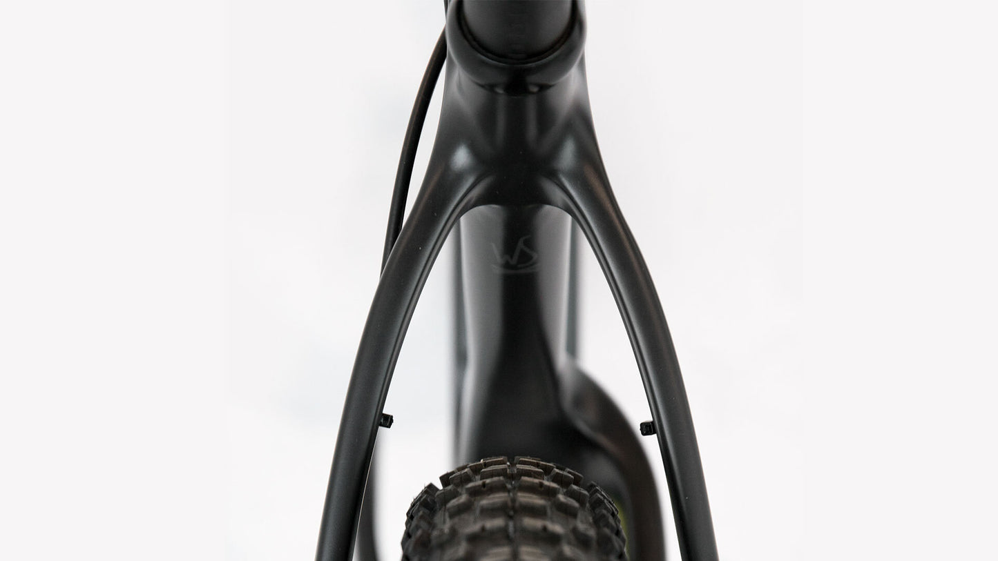 Salsa Woodsmoke NX1 27.5 bike carbon color rear tire clearance focus