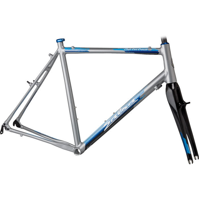 Salsa Chili Con Crosso frameset side view silver color
