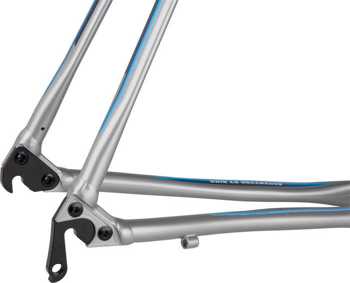 Salsa Chili Con Crosso frameset silver color rear dropout area focus geared