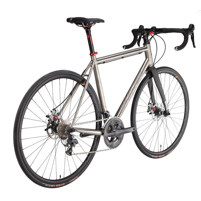 Salsa Colossal Ti bike rear three-quarter view