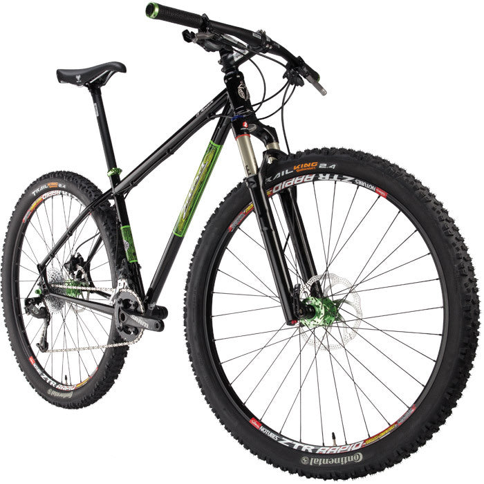 Salsa El Mariachi 2 bike black color front three-quarter view