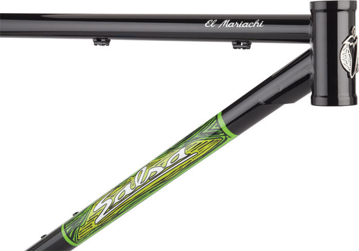 Salsa El Mariachi 2 frame head tube area focus