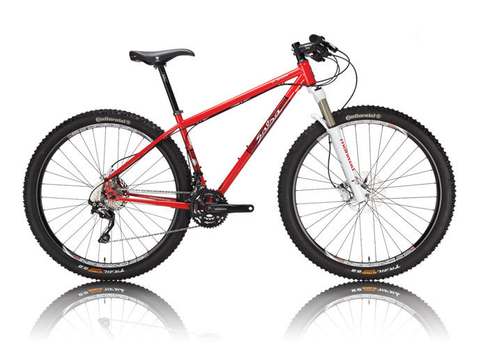 Salsa El Mariachi 3 bike red color side view