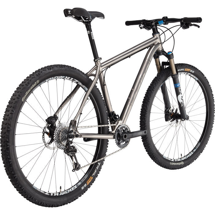 Salsa El Mariachi Ti bike rear three-quarter view