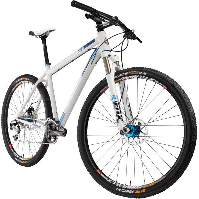 Salsa Mamasita bike white color front three-quarter view