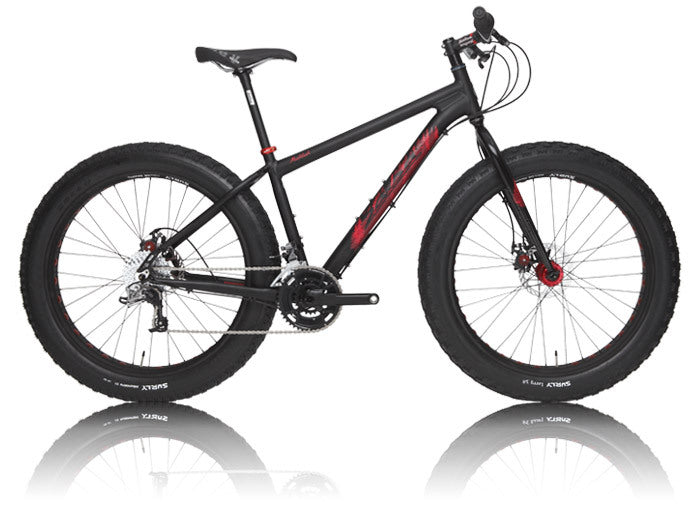 Salsa Mukluk 2 bike black color side view